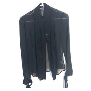 Armani sheer dress shirt